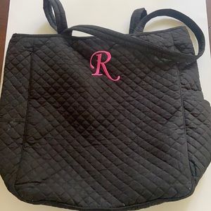 Black Monogrammed Bag
